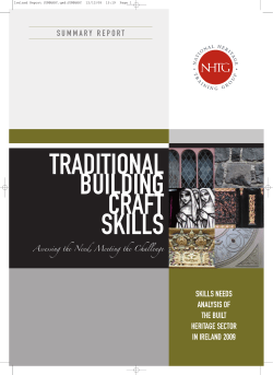 Traditional Building Craft Skills