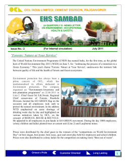 Forests: Nature at Your Service