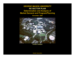 GEORGE MASON UNIVERSITY NE SECTOR PLAN