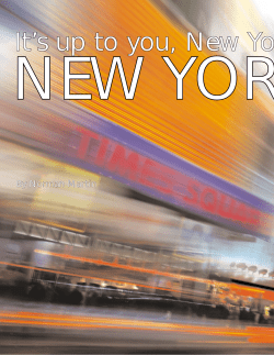 It`s up to you, New Yo