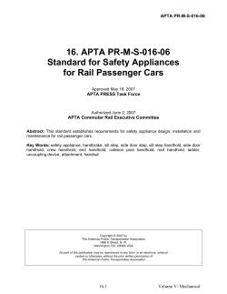 APTA-PR-M-S-016-06 - American Public Transportation Association