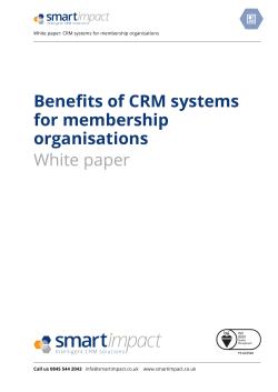 Benefits of CRM systems for membership