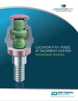 LOCATOR F-Tx Technique Manual
