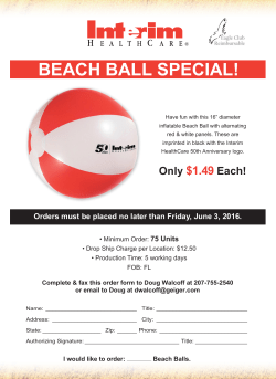 Beach Ball Special - Interim Collectibles