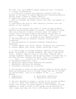 union building during the first week of