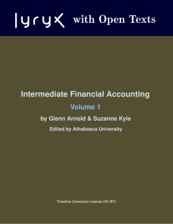 Intermediate Financial Accounting