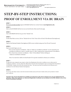 step-by-step instructions: proof of enrollment via bu brain