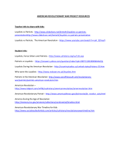5th Project Sites