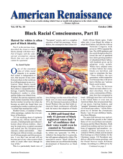 &yuml;&thorn;A m e r i c a n   R e n a i s s a n c e , O c t o b e r   2 0 0 6