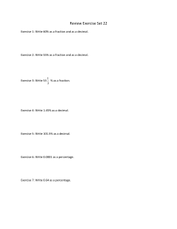 Review Exercise Set 22