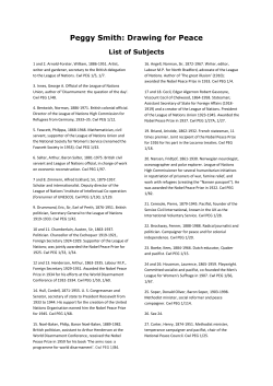 Peggy Smith: Drawing for Peace