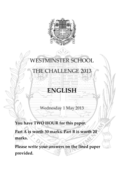 english - westminster.org.uk