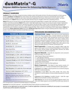 duoMatrix&reg;-G - Smooth-On