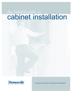 Thomasville Install Guide 1004.qxd