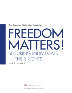 securing individuals in their rights