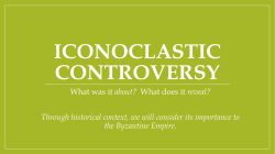 Iconoclastic Controversy