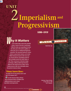 Chapter 4: Becoming a World Power, 1872-1912