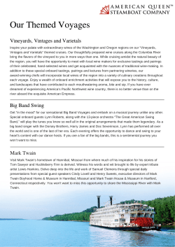 American Queen themed voyages