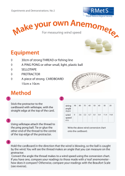 Make an Anemometer
