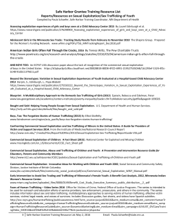 List of resources for workshop 43