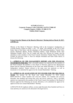 minutes of board of directors meeting