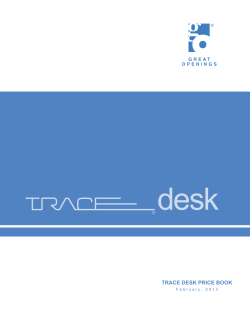 trace desk price book