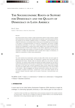 "The Socioeconomic Roots of Support for Democracy and the