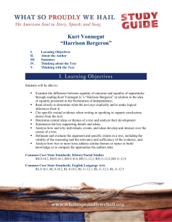 Kurt Vonnegut Harrison Bergeron