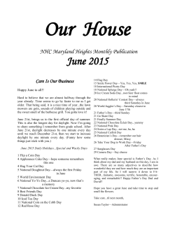 June 2015 - NHC HealthCare, Maryland Heights