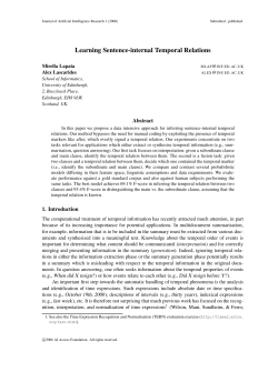 Learning Sentence-internal Temporal Relations