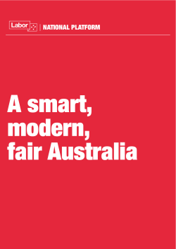 ALP National Platform