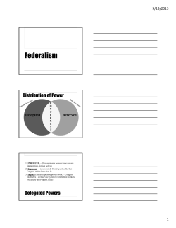 Federalism