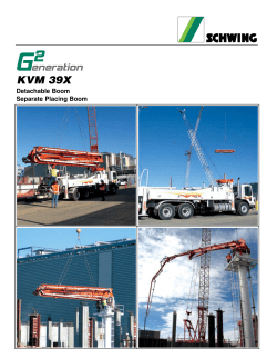 KVM 39X - Specialised Concrete Pumping