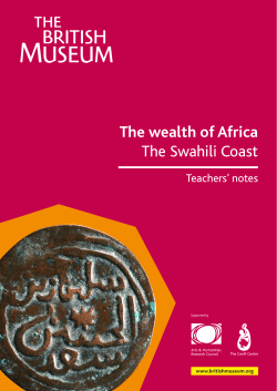 The wealth of Africa The Swahili Coast