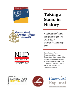 2017 List of Connecticut topics