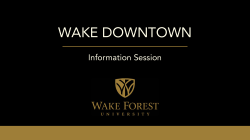 here - Wake Downtown