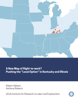 A New Map of Right-to-Work? Pushing the "Local