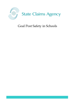 Goal Post Safety - State Claims Agency