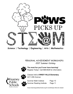 brochure link - Kearney Public Schools