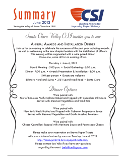 June 2013 Issue - Santa Clara Valley