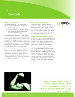 Steroids - Here to Help BC