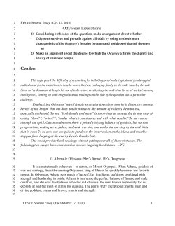 Essay 2: Sample responses