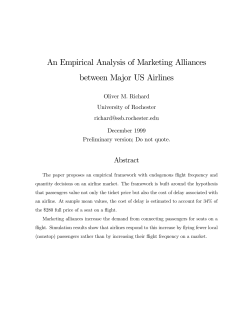 An Empirical Analysis of Marketing Alliances between Major US