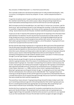 Hey, everyone, it`s Robert Raymond Riopelhere from success left a