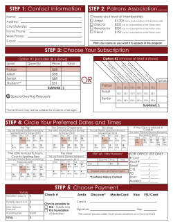 STEP 5: Choose Payment STEP 1: Contact Information STEP 3
