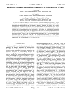 Interdiffusion in nanometer-scale multilayers investigated by in situ