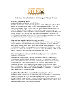 Books About Rhinos That We Love: Pre