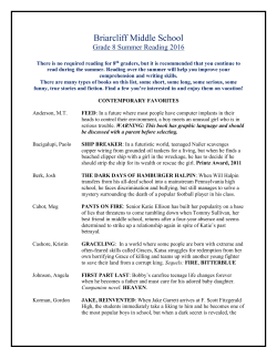 Eighth Grade - Briarcliff Manor Public Library