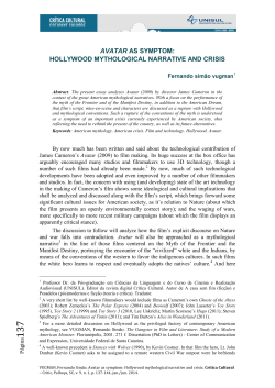 Avatar as symptom - Ci&ecirc;ncias da Linguagem &ndash; UNISUL