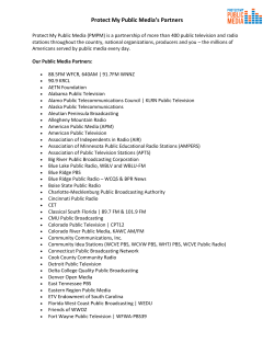in collaboration with local stations and partners